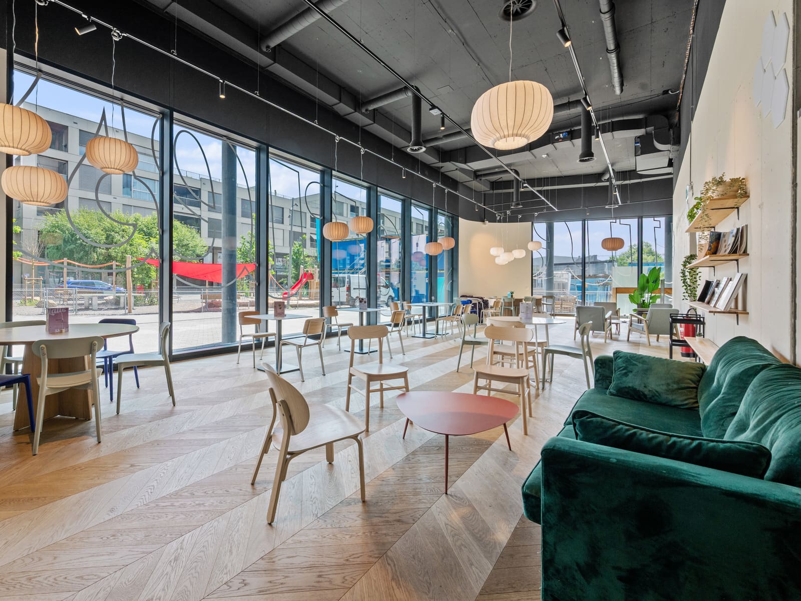 Café und Lounge im Haus
